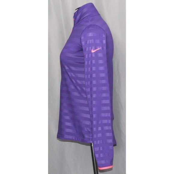 Nike Pro Hyperwarm Dri Fit 1/2 Zip Training Pullover 622313 Womens Size Medium - Picture 3 of 5